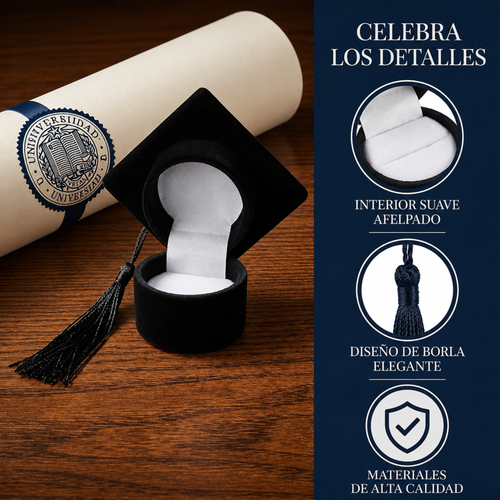 Estuche Conmemorativo de Graduación para Anillo