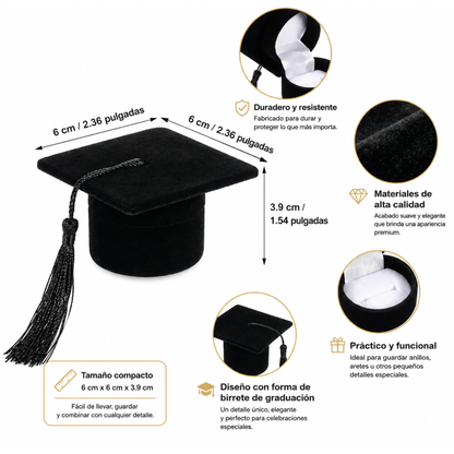 Estuche Conmemorativo de Graduación para Anillo